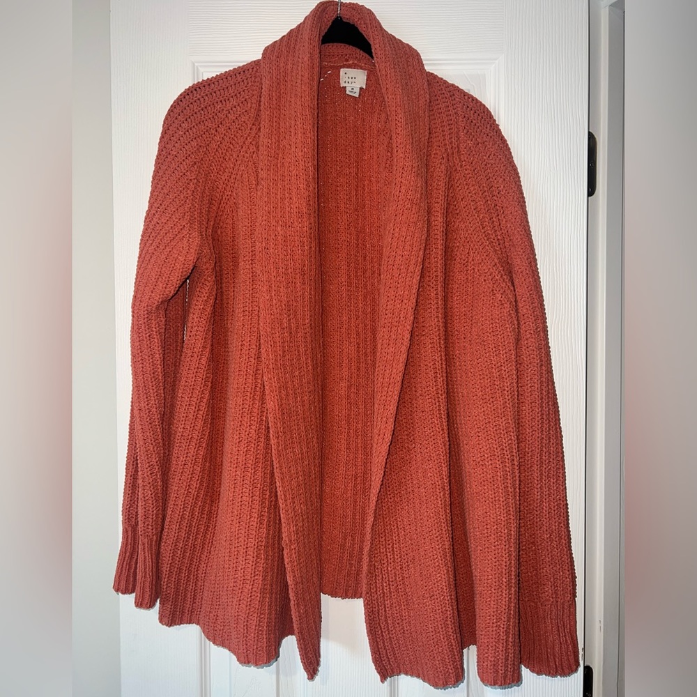 Target A New Day Burnt Orange Knit Cardigan